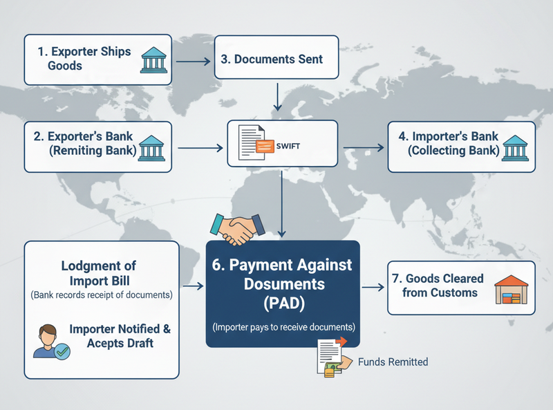Lodgment of Import Bill and PAD (Payment Against Documents)