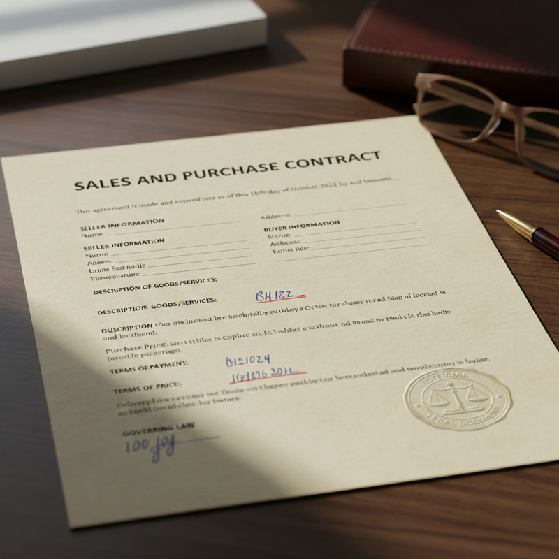 Sales and Purchase Contract