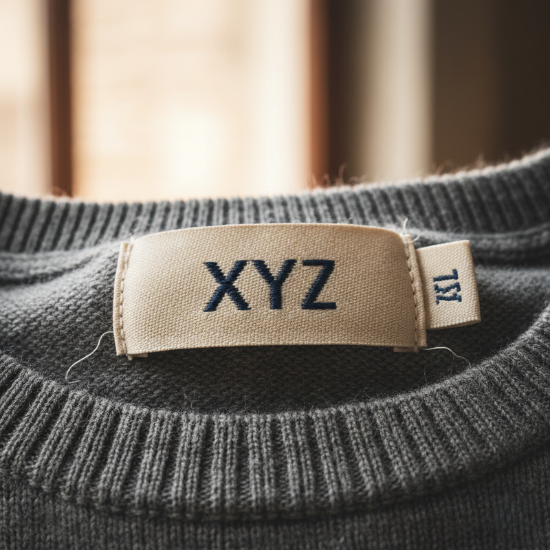 Sweater Label Sewing & Embellishment