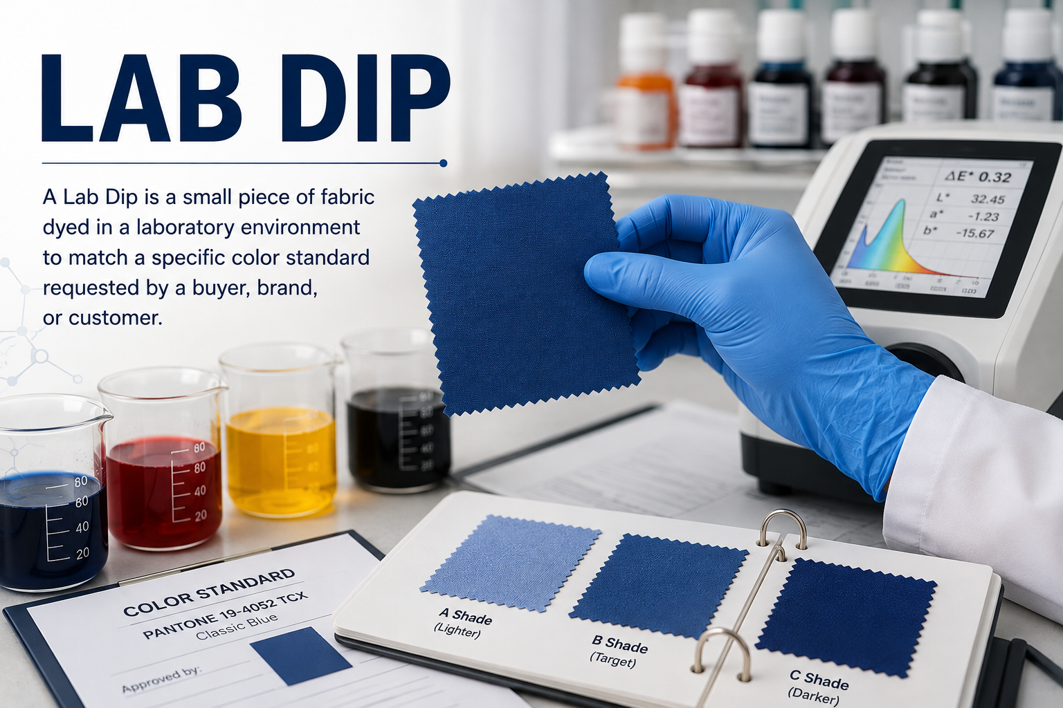 Lab Dip in Textiles: Complete Guide to Color Development and Dyeing Approval