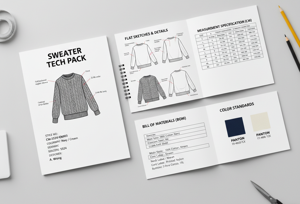Tech packs &&nbsp;Measurement charts