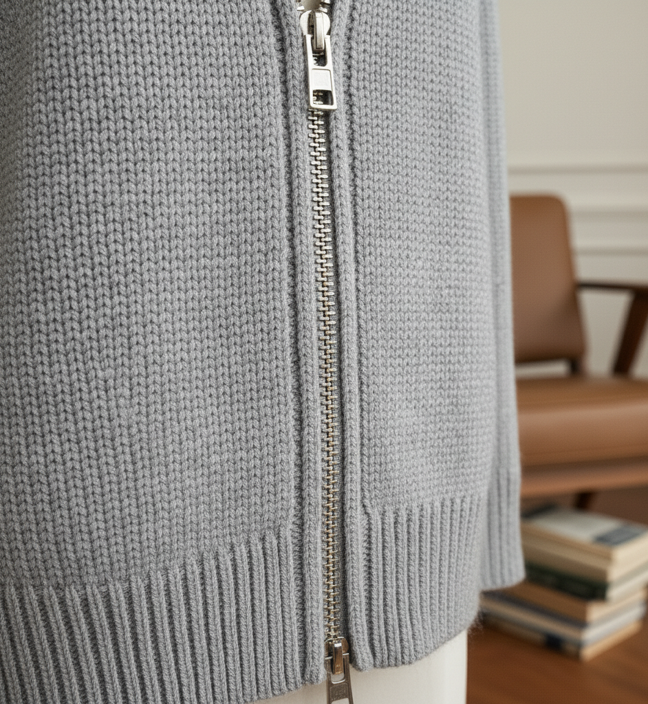 Zipper Attachment in Sweaters