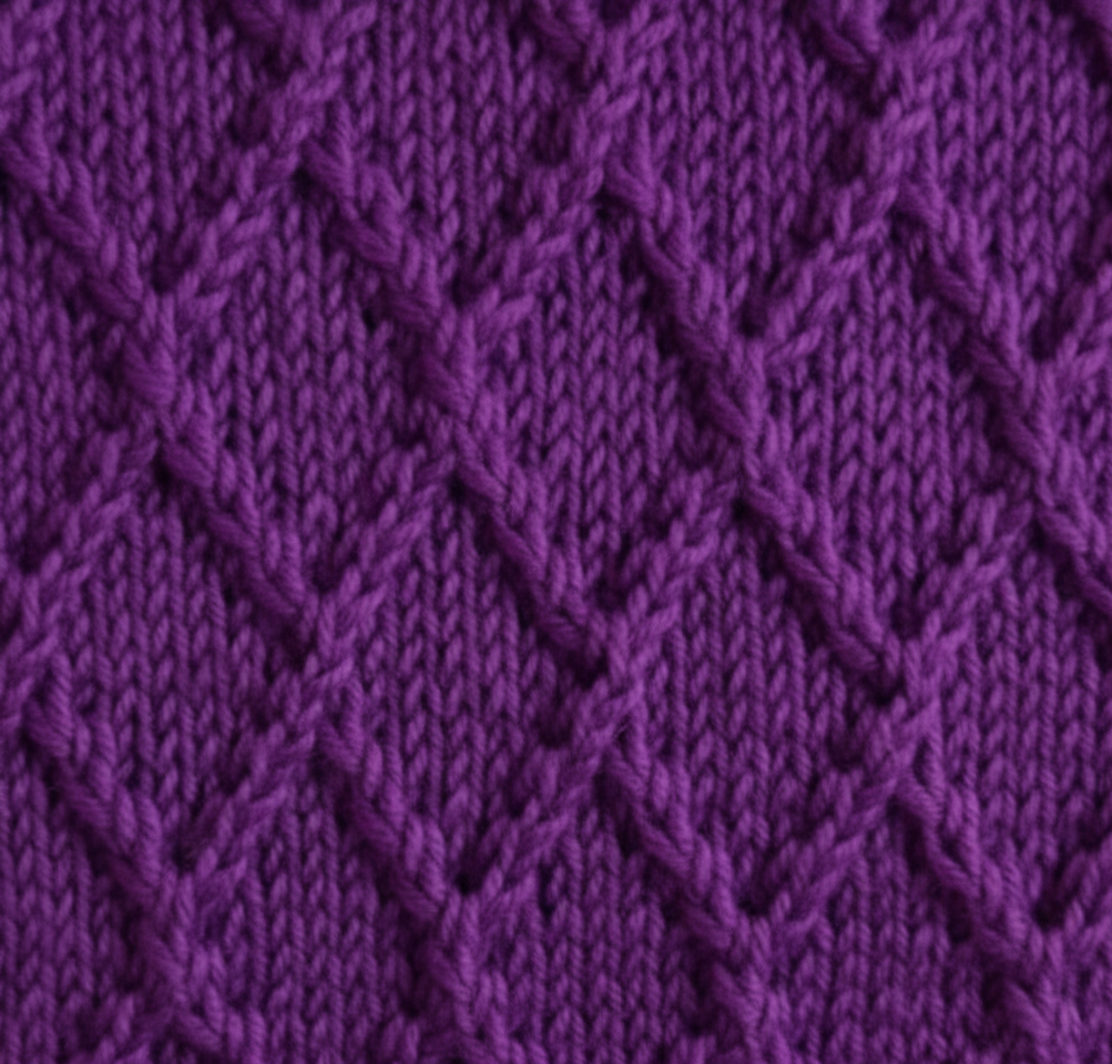 Diamond knit