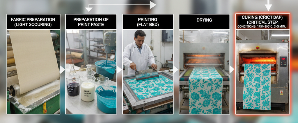 Pigment Printing Process