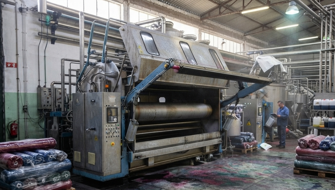 Jigger dyeing machines