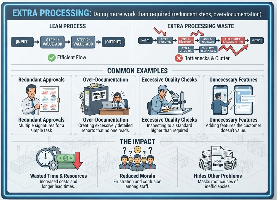 Extra Processing Wastages (LEAN)