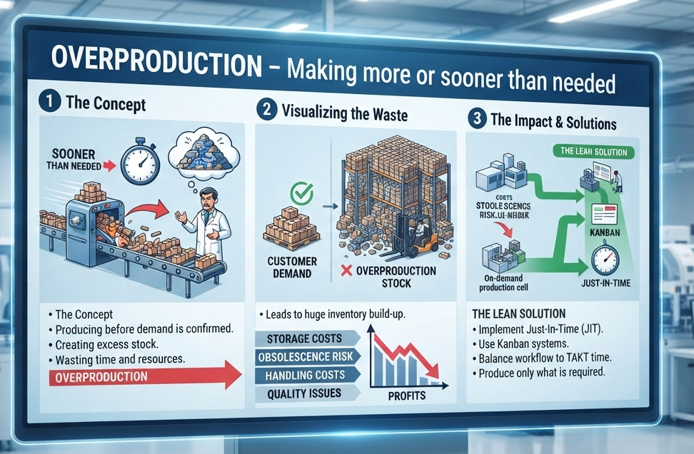 Overproduction Wastage (LEAN)