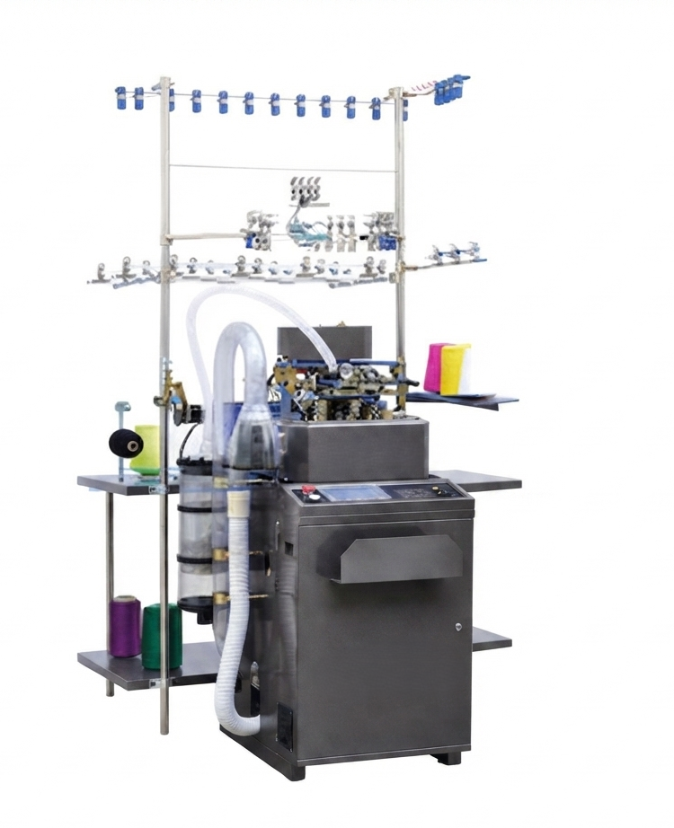 Automated sock knitting machine