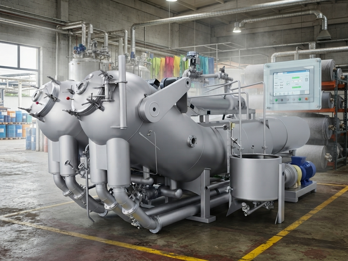 Jet dyeing machines