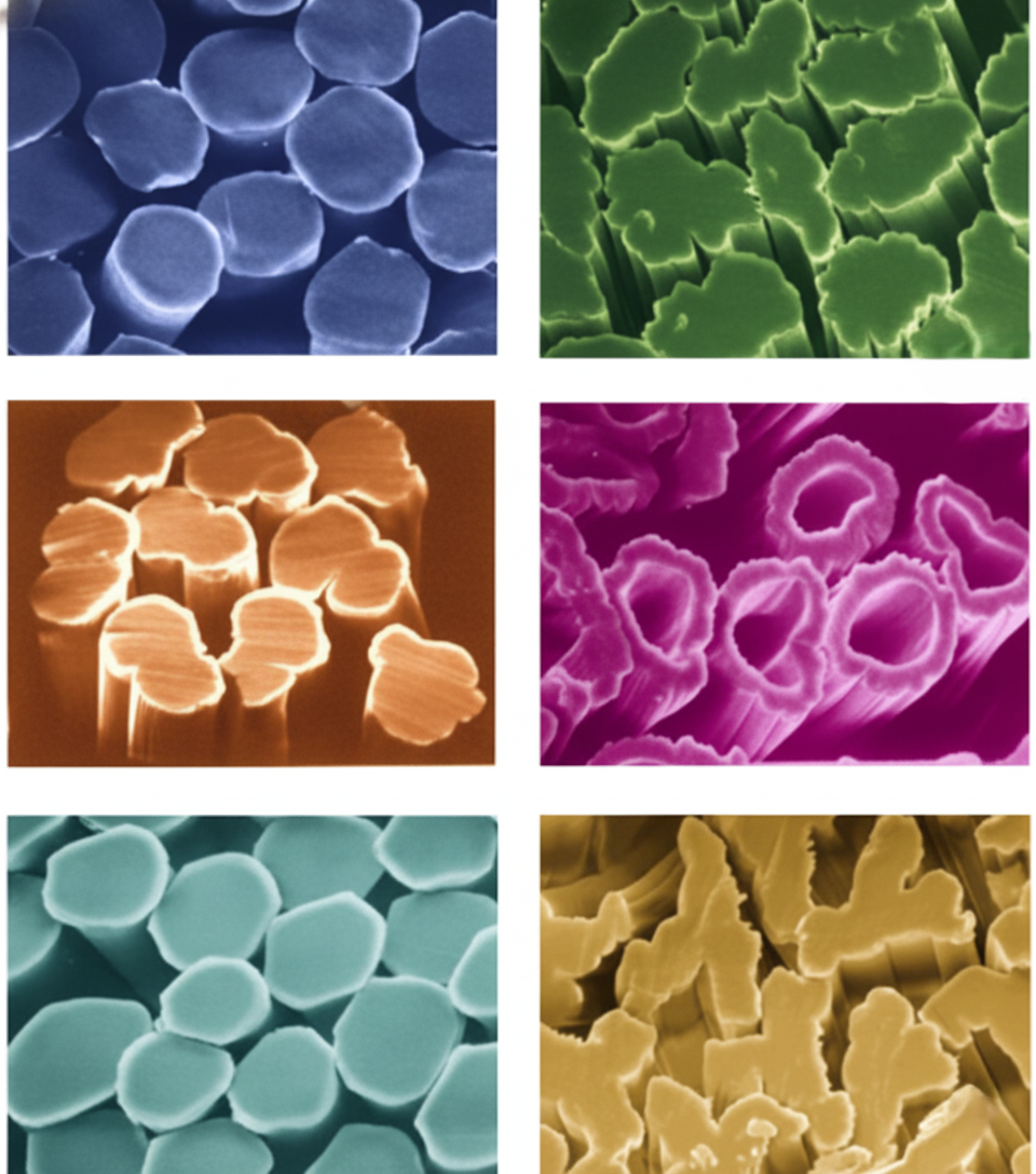 Polyester cross Sectional View
