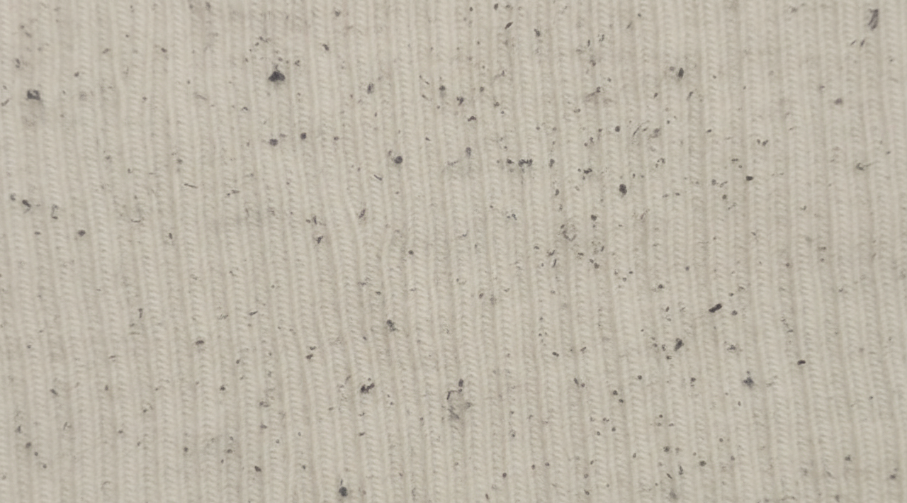 Yarn dust / lint specks