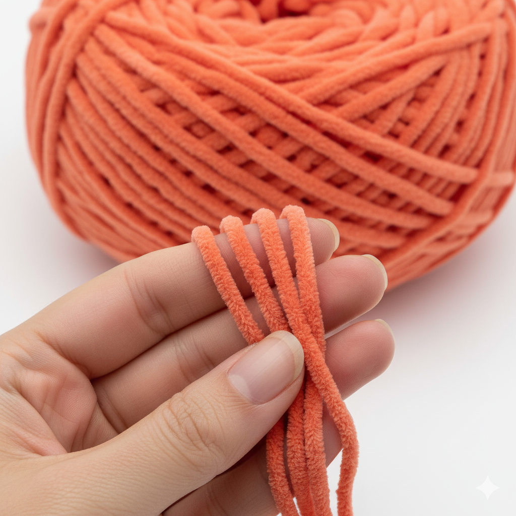Chenille yarn&nbsp;