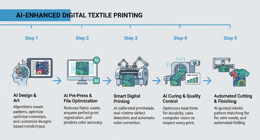Digital Textile Printing Process
