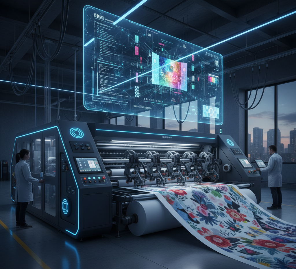 AI-Enhanced Digital Textile Printing