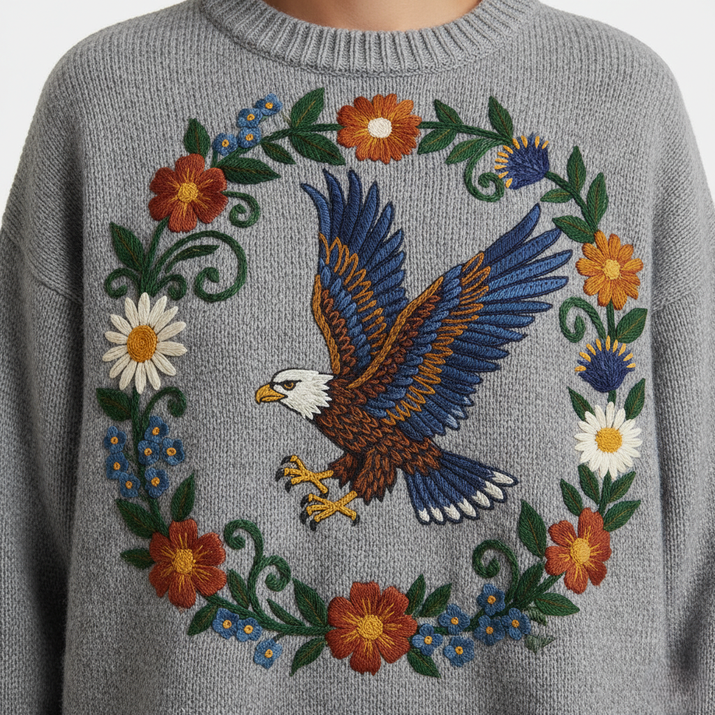 Embroidery on Sweater
