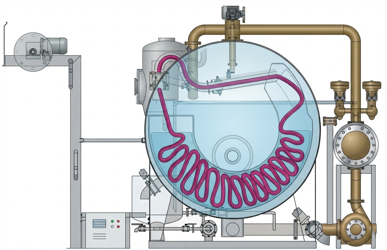 Winch dyeing machines diagram