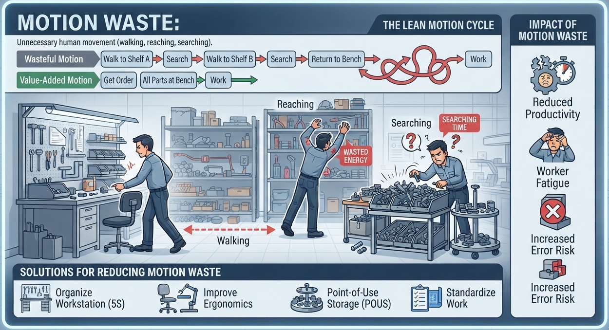 Motion Wastage (LEAN)