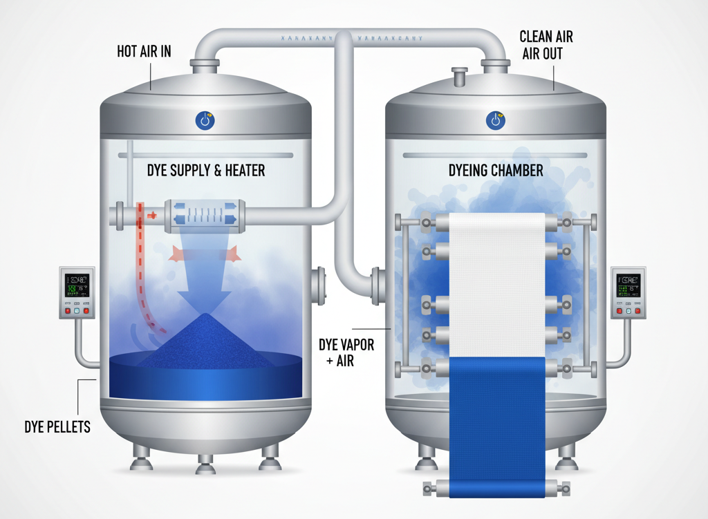  Air Dyeing (Gas‑Phase Dyeing)