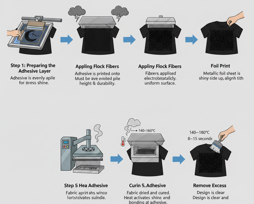 Process of Flock Printing