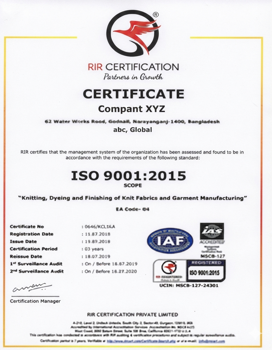 ISO 9001:2015