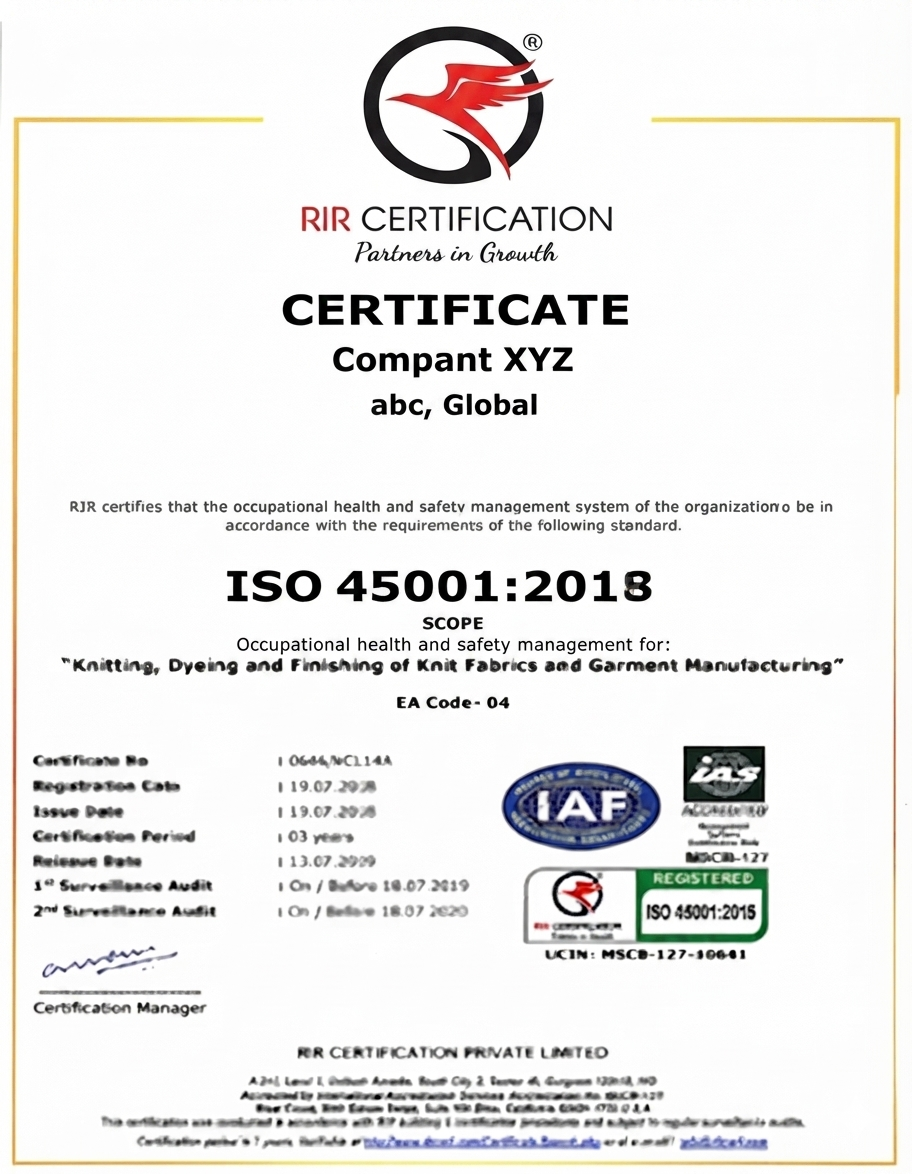 ISO 45001:2018