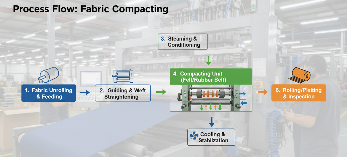process flow of compacting